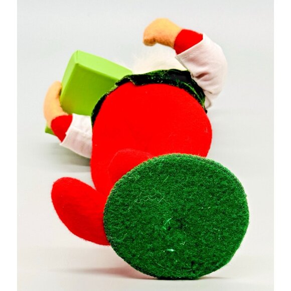 Annalee Santa with Box of Christmas Ornaments Mobilitee Doll Figure 8 inch - Picture 8 of 10